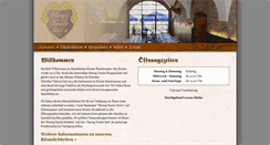 Desktop Screenshot of kloster-gastronomie-thierhaupten.de